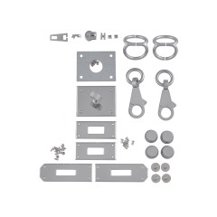 Kelly bag 28 hardware Kit PRO (Chrome, No padlock)