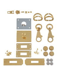 Комплект PRO фурнитуры для сумки Kelly 28 (золото, без замочка)