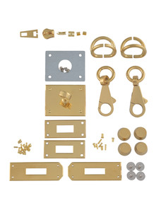 Комплект PRO фурнитуры для сумки Kelly 28 (золото, без замочка)