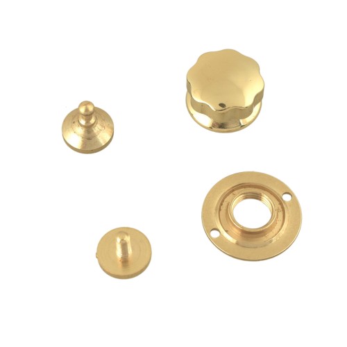 Button Lock Kelly Top Flower (Gold)