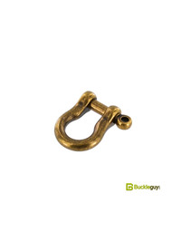 Застежка с винтом BG-7485 (6мм, ст.латунь)