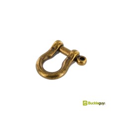 Shackle with screw pin BG-7485 (6mm, Antique)