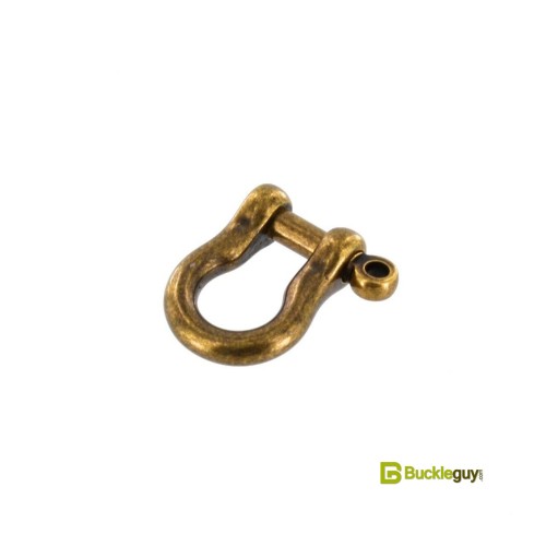 Shackle with screw pin BG-7485 (6mm, Antique)
