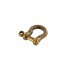 Shackle with screw pin BG-7485 (6mm, Antique)