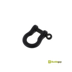 Shackle with screw pin BG-7485 (6mm, Black)