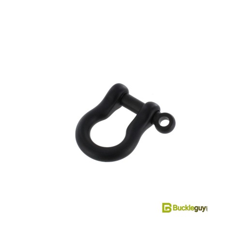 Shackle with screw pin BG-7485 (6mm, Black)