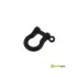 Shackle with screw pin BG-7485 (6mm, Black)