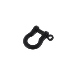 Shackle with screw pin BG-7485 (6mm, Black)