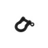 Shackle with screw pin BG-7485 (6mm, Black)