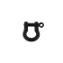 Shackle with screw pin BG-7485 (6mm, Black)
