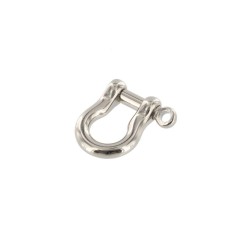 Shackle with screw pin BG-7485 (6mm, Nickel)
