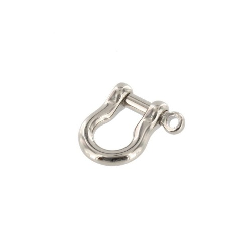 Shackle with screw pin BG-7485 (6mm, Nickel)
