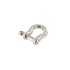 Shackle with screw pin BG-7485 (6mm, Nickel)