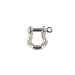 Shackle with screw pin BG-7485 (6mm, Nickel)