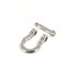 Shackle with screw pin BG-7485 (6mm, Nickel)