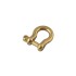 Shackle with screw pin G-23 (Brass, 7mm )