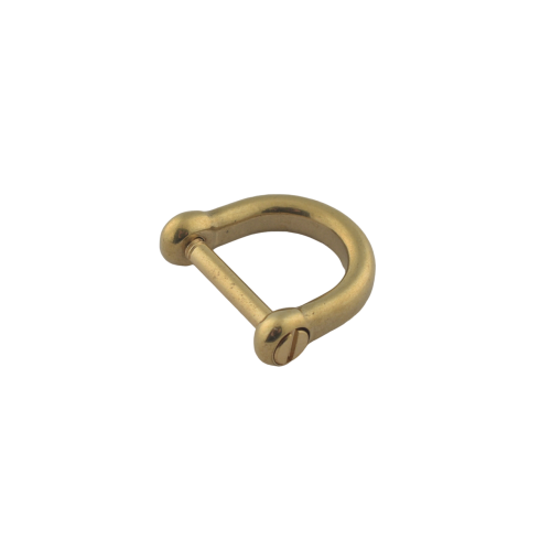 Shackle with screw pin Wuta-231 (13mm, Brass)