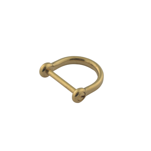 Shackle with screw pin Wuta-231 (17mm, Brass)