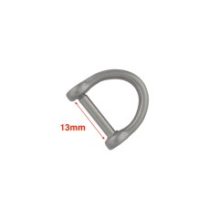 Shackle with screw pin Wuta-232 (13mm, Nickel)