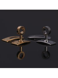 Замок поворотный Kelly для браслета (золото)