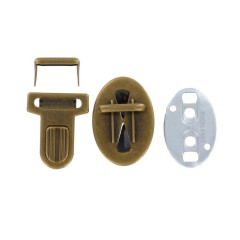 Tuck Lock Closure BG-T3016 (Antique Brass)
