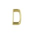 Belt loop BG-9337 32mm (Natural Brass)