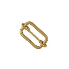 Double loop with slider BRC-002 32mm (Brass)