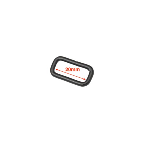 Square loop CS-4950N 20mm (Black Matte)