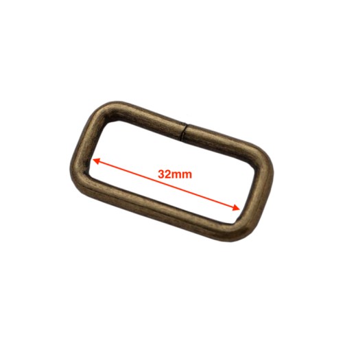 Square loop ST-3213 32mm (Antique Brass)