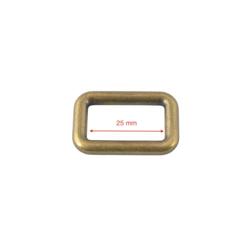 Square loop ZAC-3947 25mm (Antique Brass)