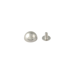 Hermes bag foot 12mm (Semiround, Chrome)