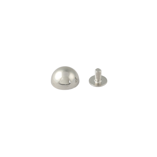 Hermes bag foot 12mm (Semiround, Chrome)