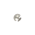 Hermes bag foot 12mm (Semiround, Chrome)