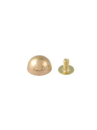 Ножка для сумок Hermes 12мм (полукруглая, золото)