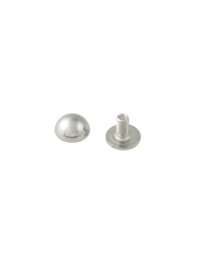 Ножка для сумок Hermes 8мм (полукруглая, хром)