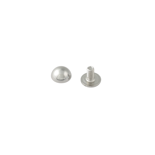 Hermes bag foot 8mm (Semiround, Chrome)
