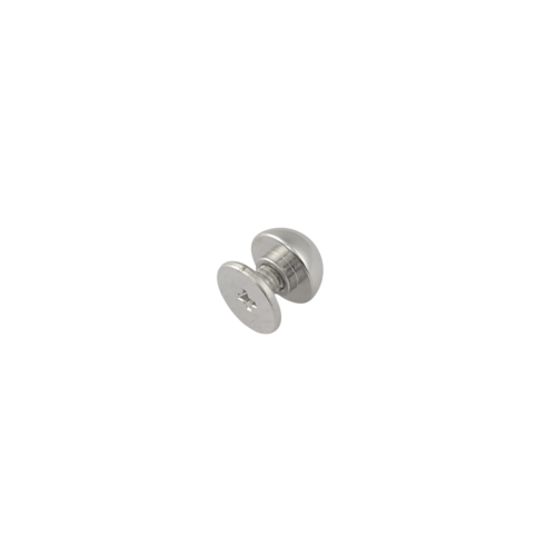 Hermes bag foot 8mm (Semiround, Chrome)