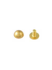 Ножка для сумок Hermes 8мм (полукруглая, золото)