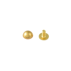 Ножка для сумок Hermes 8мм (полукруглая, золото)