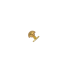 Hermes bag foot 8mm (Semiround, Gold)