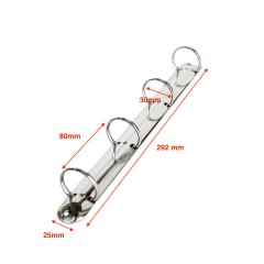 Ring binder (292mm, Nickel)
