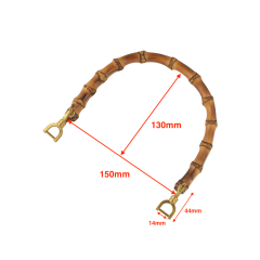 Bamboo bag handle 150x130mm