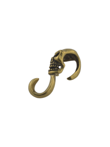 Крючок из латуни Череп