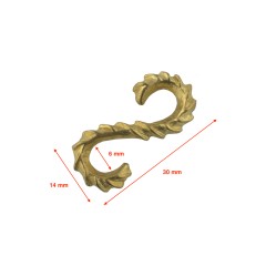 Brass Hook S-type Snake-1