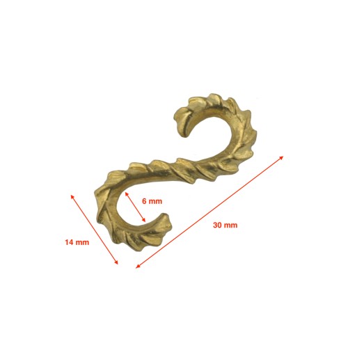 Brass Hook S-type Snake-1