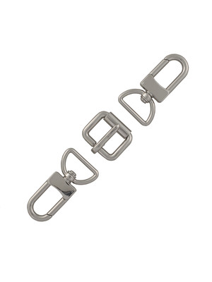 Комплект для ремня сумки Wuta Z100 20мм (хром)