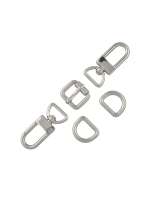 Комплект для ремня сумки Wuta Z101 16мм (хром)