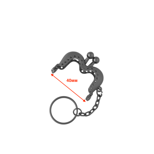 Wuta mouth clasp 40mm (Black Nickel)