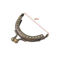Wuta mouth clasp 60mm (Antique brass)