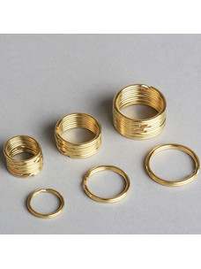 Кольцо витое из латуни 20мм